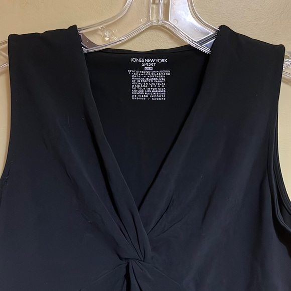 006 JONES NEW YORK SPORT Black Knot Tank Top - Small - Picture 4 of 8